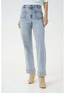 Cream Giselle Ankle Jeans