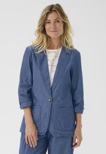 Cream Tallie Cocomia Denim Blazer