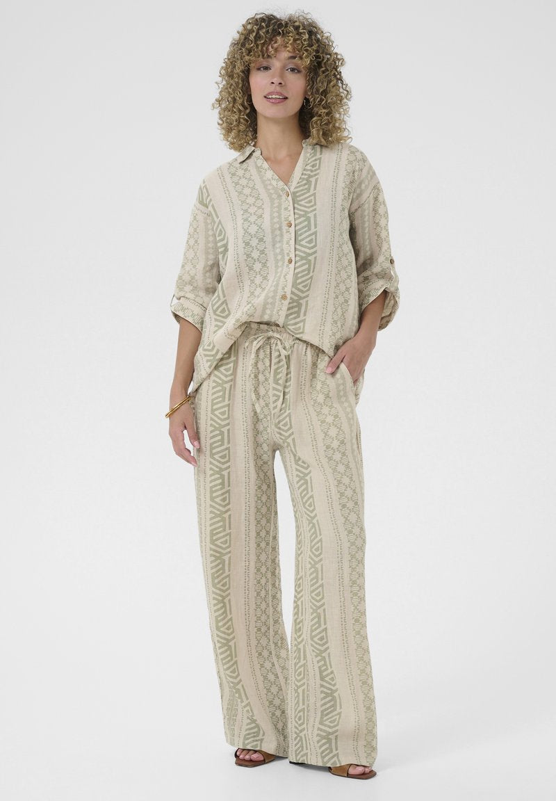 Cream Bellis Collared Shirt