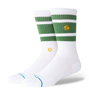 Stance Feel Lucky Crew Green