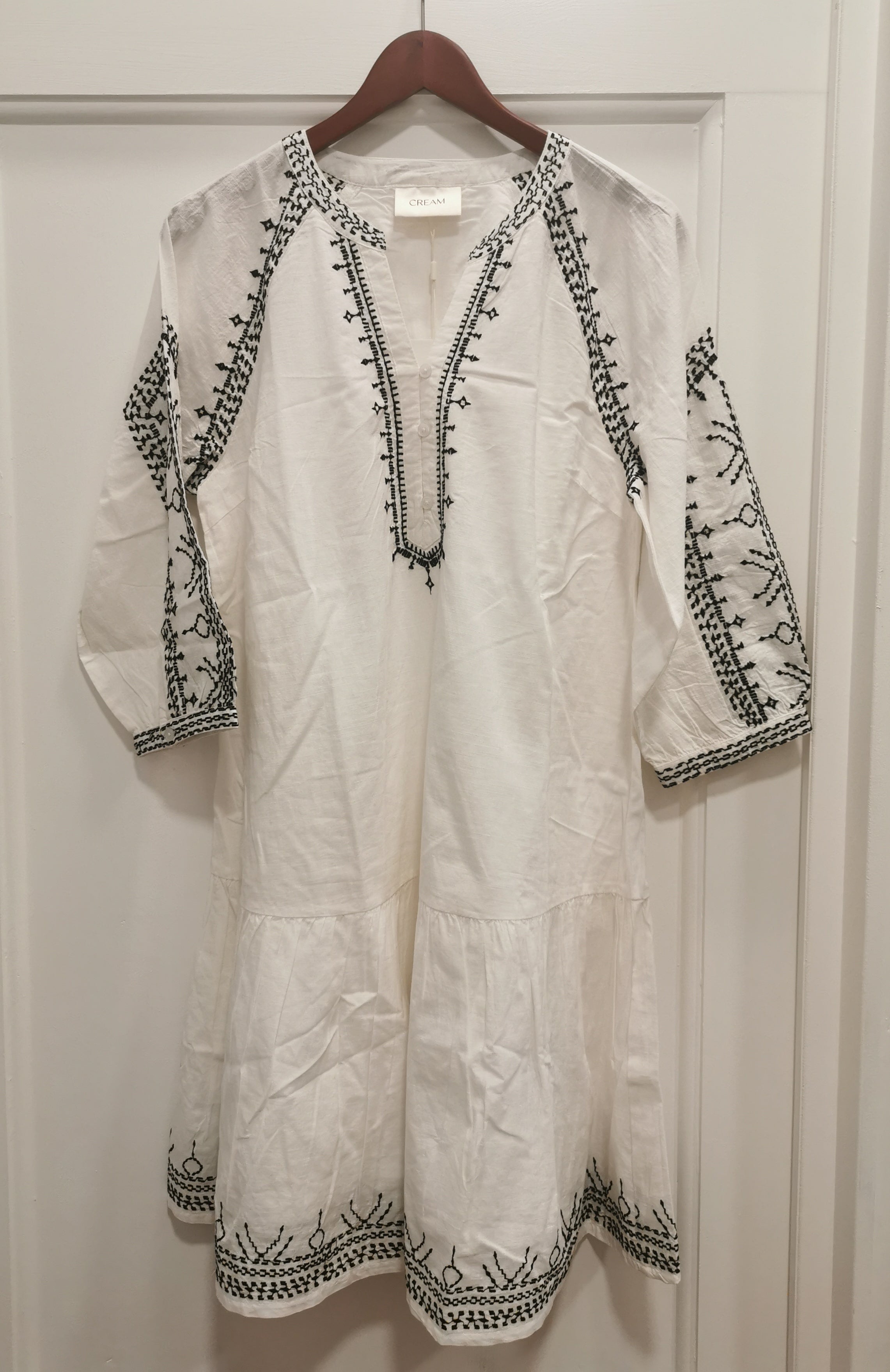 Cream Sara Dress
