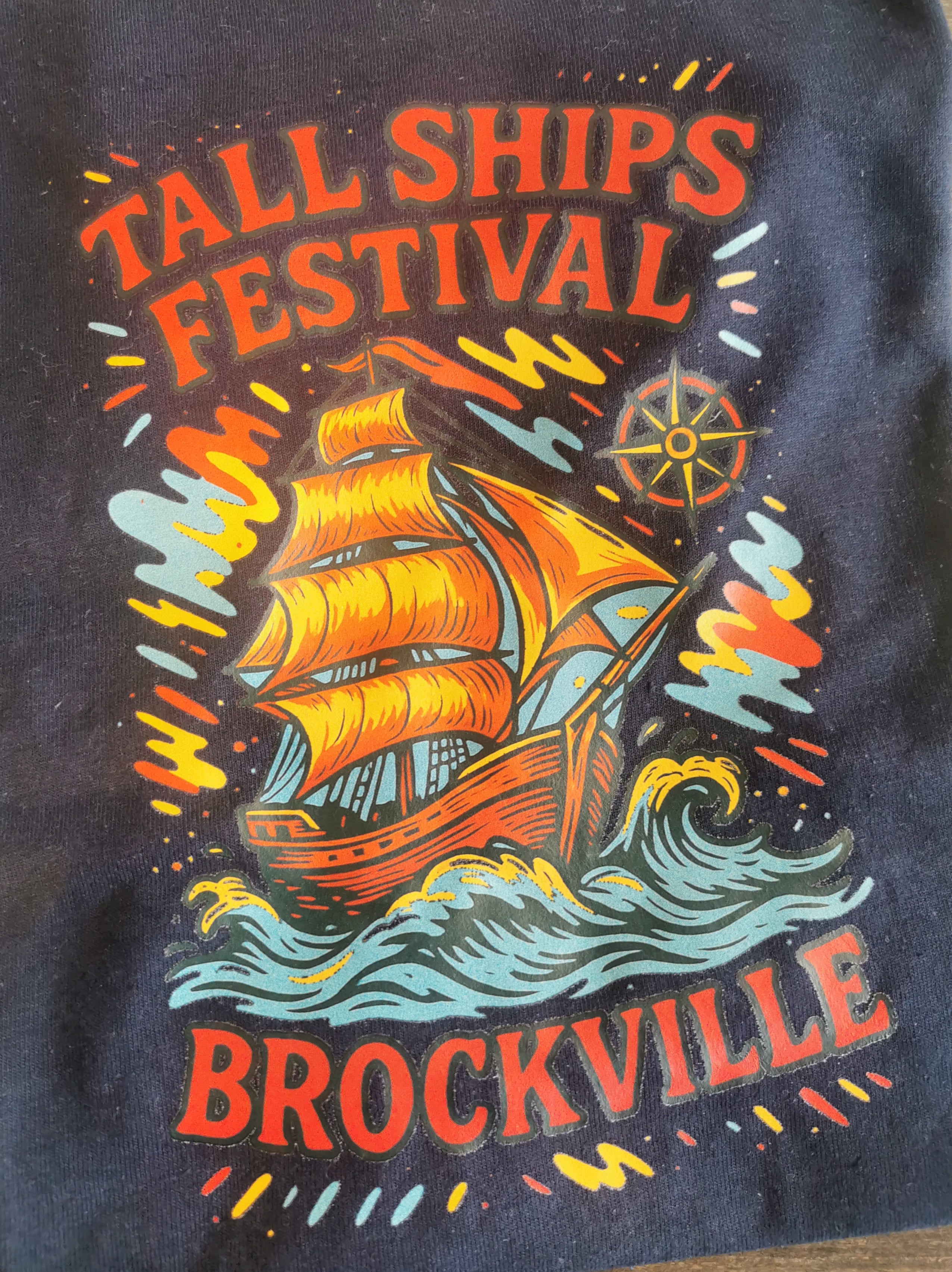 Graphic Tee Primary Tall Ships
