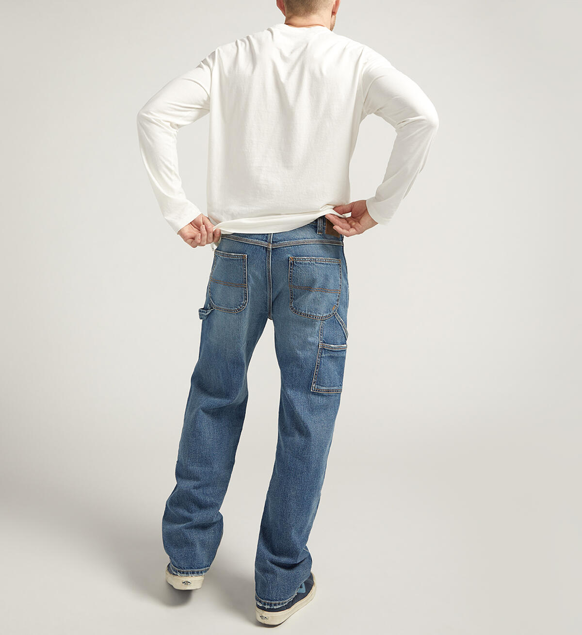 Silver Relaxed Painter Pant