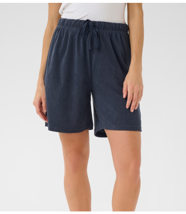 Cream Fria Knit Shorts