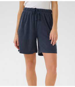 Cream Fria Knit Shorts