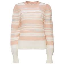 Esprit Striped Sweater / Puffy Sleeves